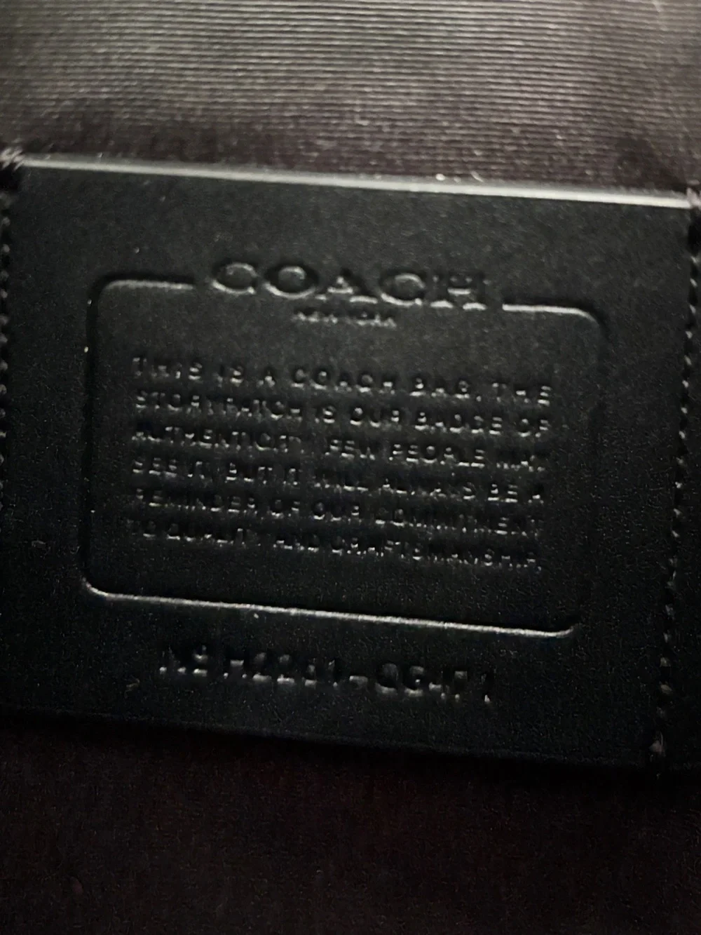 COACH Hudson Crossbody 21 Varsity Stripe Leather Messenger Bag